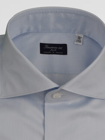 4CHF – Chemise Finamore bleu ciel
