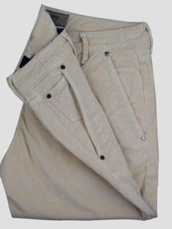 4PH – Pantalon Handpicked velours écru