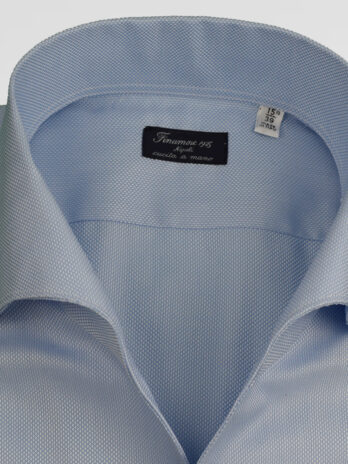 6CHF – Chemise Finamore bleue