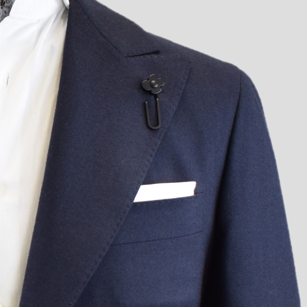 8VL - Veste Lardini bleue marine – Image 3